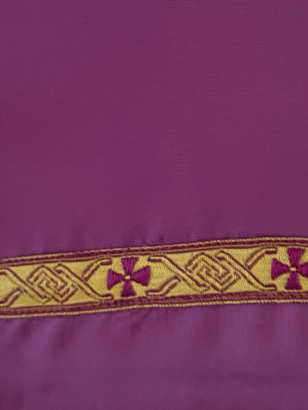 Colorful Abstract Hand Painted Stole for Clergy